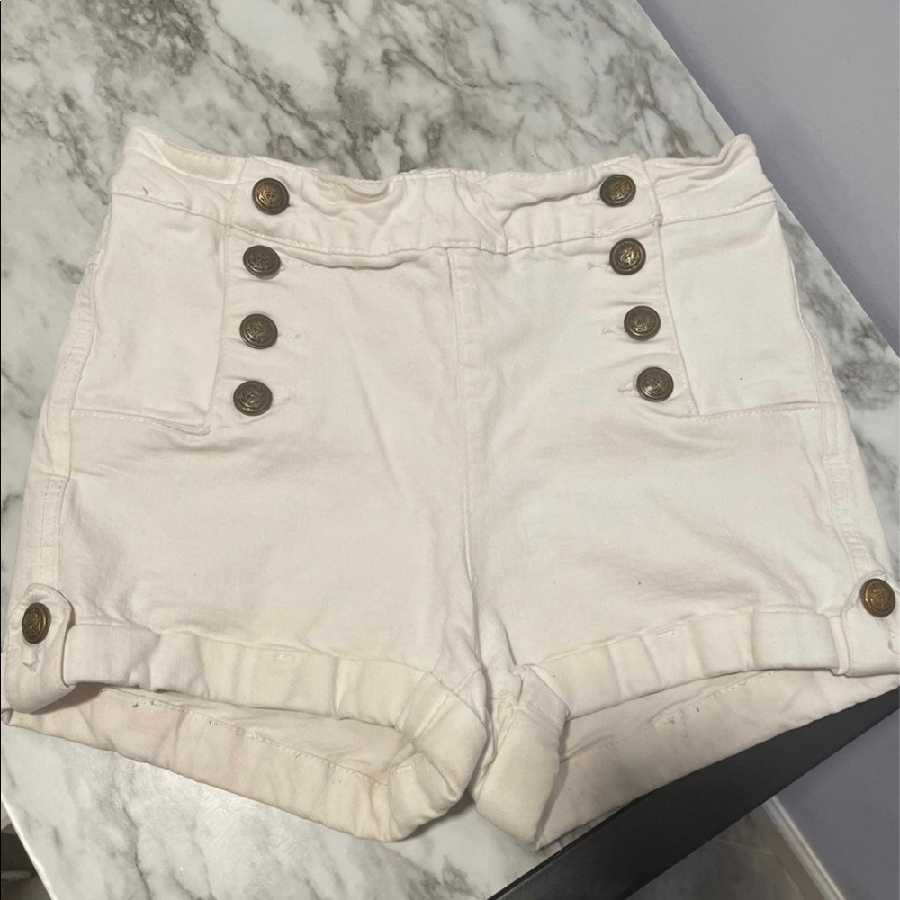 White shorts